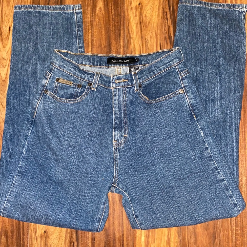 High Waisted Vintage Calvin Klein Mom Jeans